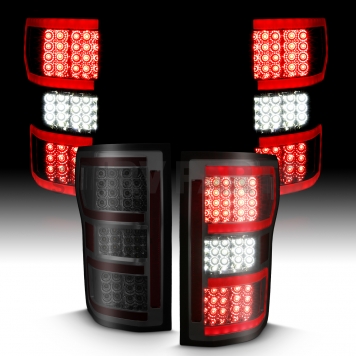 ANZO USA Tail Light Assembly - LED Set Of 2 - 311315-6