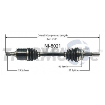 TrakMotive CV Axle Shaft - NI-8021