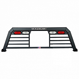 Magnum Truck Racks Headache Rack Louvered Aluminum Black Matte Powder Coated - 420LWS