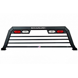 Magnum Truck Racks Headache Rack Louvered Aluminum Black Matte Powder Coated - 499L