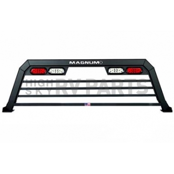 Magnum Truck Racks Headache Rack Louvered Aluminum Black Matte Powder Coated - 499L