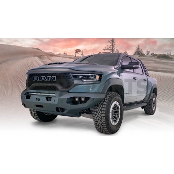 Fab Fours Bumper Vengeance 1-Piece Design Steel Black - DX21X55511