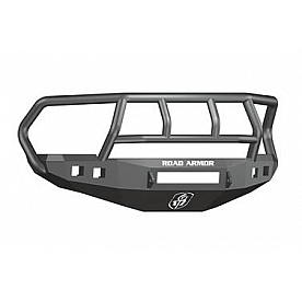 Road Armor Bumper Stealth Titan II 1-Piece Design Steel Black - 408R2BNW