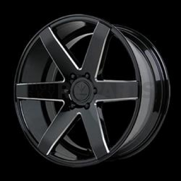Wheel Replica Invictus V24 - 24 x 10 Black With Natural Accents - V24-2416331B