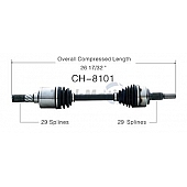 TrakMotive CV Axle Shaft - CH-8101