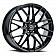 Ultra Wheel 459 Retribution - 17 x 8 Black With Natural Face - 459-7844U+40
