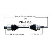 TrakMotive CV Axle Shaft - CH-8100