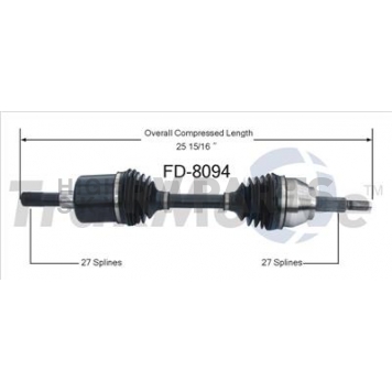 TrakMotive CV Axle Shaft - FD-8094