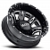 Ultra Wheel Predator Dually 049 - 17 x 6.5 Black With Natural Accents - 049-7681RBM