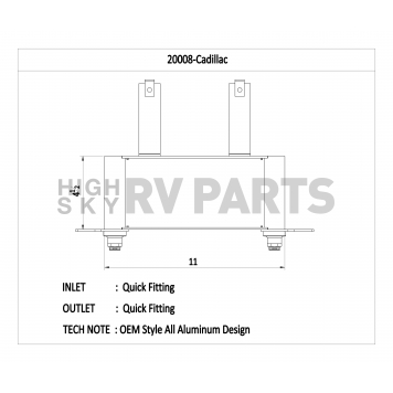 CSF Fluid Cooler 20008-1