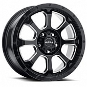 Ultra Wheel Nemesis 219 - 18 x 8 Black With Natural Accents - 219-8880BM+35