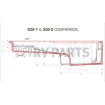 Holley Performance Oil Pan - 302-1-1