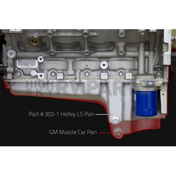 Holley Performance Oil Pan - 302-1-3