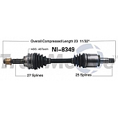 TrakMotive CV Axle Shaft - NI-8349