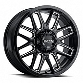 Ultra Wheel 231 Butcher - 20 x 9 Black With Natural Accents - 231-2987BM12