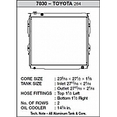 CSF Radiator 7030