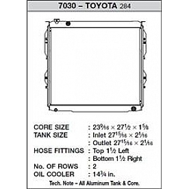 CSF Radiator 7030