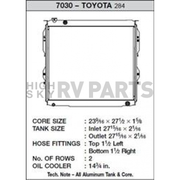 CSF Radiator 7030
