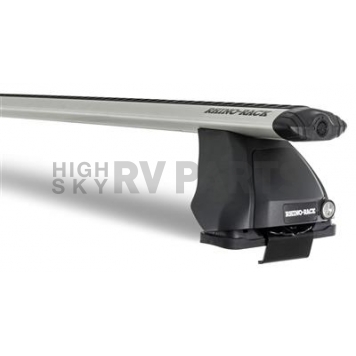 Rhino-Rack USA Roof Rack - 50 Inch Silver 2 Bars Bare Roof Mount - JB0252