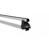 Rhino-Rack USA Roof Rack - 59 Inch Silver 2 Bars Bare Roof Mount - JB0307