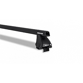 Rhino-Rack USA Roof Rack - 50 Inch Black 2 Bars Bare Roof Mount Glass Reinforced Nylon Leg - JB0308