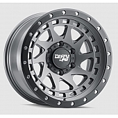 Dirty Life Race Wheels Enigma Pro 9311 - 17 x 9 Graphite With Black Lip - 9311-7983MGT38