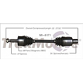 TrakMotive CV Axle Shaft - MI-8171