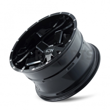 ION Wheels Series 141 - 20 x 10 Black With Natural Accents  - 141-2137M-2