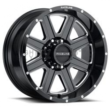 RaceLine Wheel 940M Hostage 16 x 8 Black With Natural Accents - 940M-68012-00
