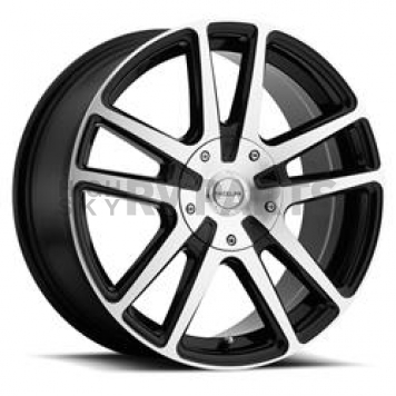 RaceLine Wheel 145M Encore 17 x 7.5 Black With Natural Face - 145M-77586+40