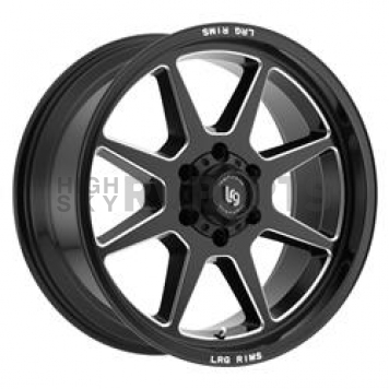 LRG Wheels Blade Series - 22 x 9 Black With Natural Accents - 522070924N