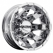 Ultra Wheel Phantom Dually 025 - 17 x 6.5 Silver - 025-7692RC