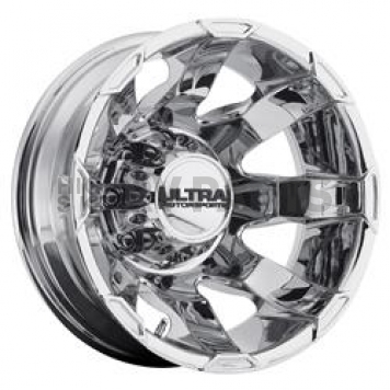 Ultra Wheel Phantom Dually 025 - 17 x 6.5 Silver - 025-7692RC