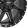 Pro Comp Wheels Quick 8 Series - 20 x 9 Black With Natural Accents - 5148-292650