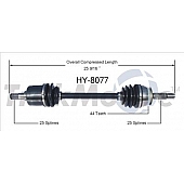 TrakMotive CV Axle Shaft - HY-8077