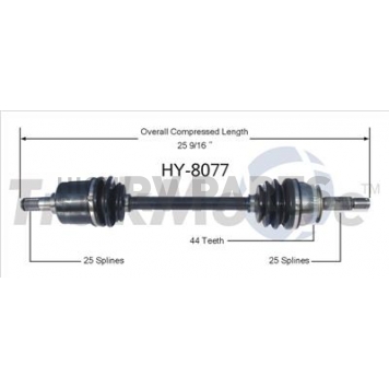 TrakMotive CV Axle Shaft - HY-8077