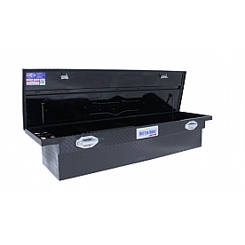 Better Built Company Tool Box - Crossover Aluminum Black Gloss Low Profile - 79210919