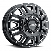 Ultra Wheel Hunter Dually 003 - 17 x 6.5 Black With Natural Accents - 003-7681FBM