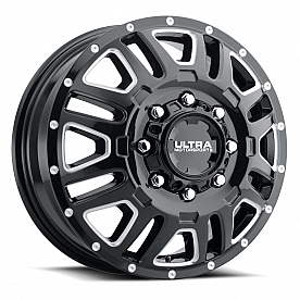 Ultra Wheel Hunter Dually 003 - 17 x 6.5 Black With Natural Accents - 003-7681FBM