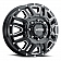 Ultra Wheel Hunter Dually 003 - 17 x 6.5 Black With Natural Accents - 003-7681FBM
