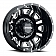 Ultra Wheel Hunter Dually 003 - 17 x 6.5 Black With Natural Accents - 003-7681FBM