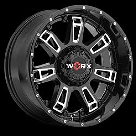 Ultra Wheel Beast II 808 - 20 x 9 Black With Natural Accents - 808-2935BM+18