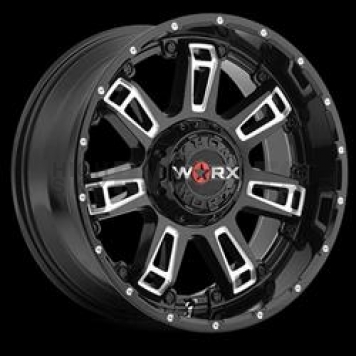 Ultra Wheel Beast II 808 - 20 x 9 Black With Natural Accents - 808-2935BM+18