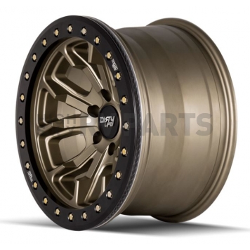 Dirty Life Race Wheels 9303 DT-1 Dual-Tek - 17 x 9 Gold With Simulated Beadlock Ring - 9303-7973MGD12-1