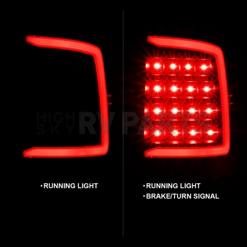 ANZO USA Tail Light Assembly - LED Set Of 2 - 311318-1