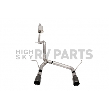 Corsa Performance Exhaust Sport Sound Level Cat Back System - 21122BLK