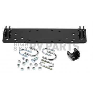 Warn Industries Snow Plow - Straight Blade Center Mount 60 Inch For ATV/UTV - 37850P60-2
