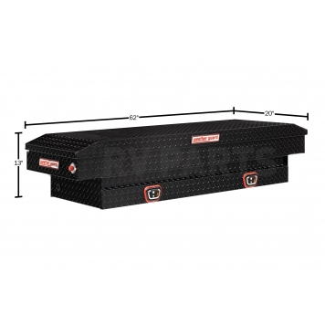 Weather Guard (Werner) Tool Box Crossover Aluminum 6 Cubic Feet - 154503-2
