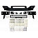 Westin Automotive Bumper Pro Series 1-Piece Design Steel Black - 58411175