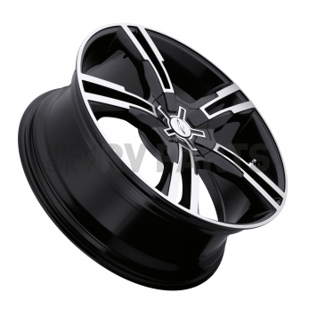 Ultra Wheel Saber 292 - 16 x 7 Black With Diamond Cut Accents - 292-6710B-1